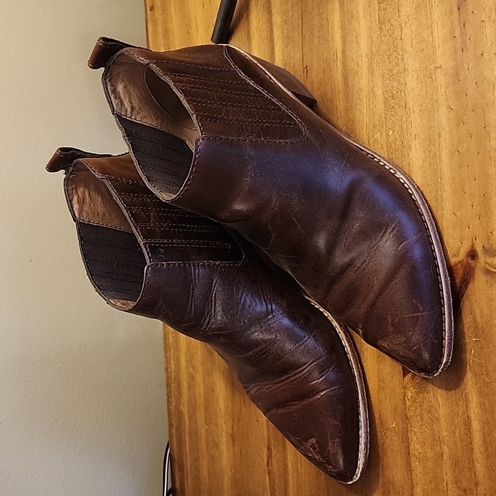 Madewell Pointy Toe Leather Boots